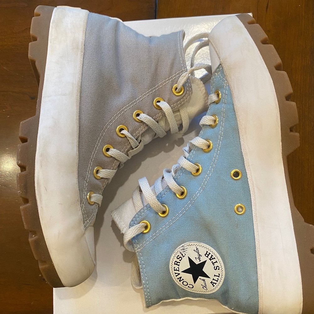 Custom Colored Platform Converse - image 1